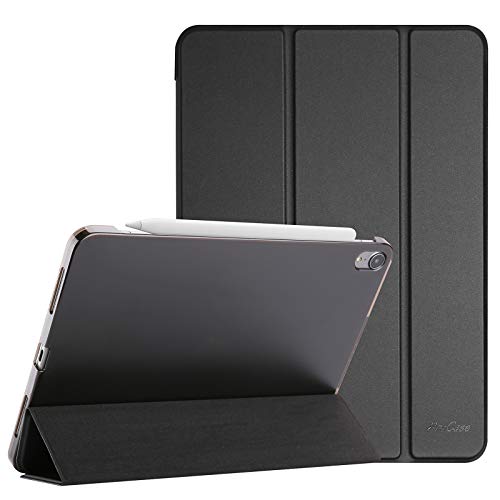 ProCase iPad Air 5th Generation Case 2022 / iPad Air 4th 2020 Case 10.9 Inch, Slim Stand Hard Back Shell Protective Smart Cover Cases for iPad Air 5th A2589 A2591/ Air 4th Gen A2316 A2324 -Black