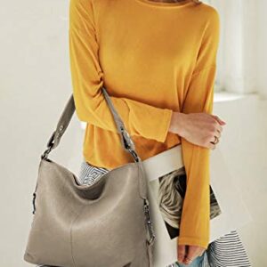 YALUXE Genuine Leather Shoulder Bag Stylish Womens Crossbody Travel Top-Handle Mothers Day Gifts