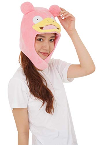 SAZAC Kigurumi Hat - Pokemon - Slowpoke - Cozy Costume Beanie Cap - Adult Size