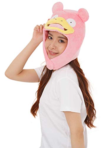 SAZAC Kigurumi Hat - Pokemon - Slowpoke - Cozy Costume Beanie Cap - Adult Size