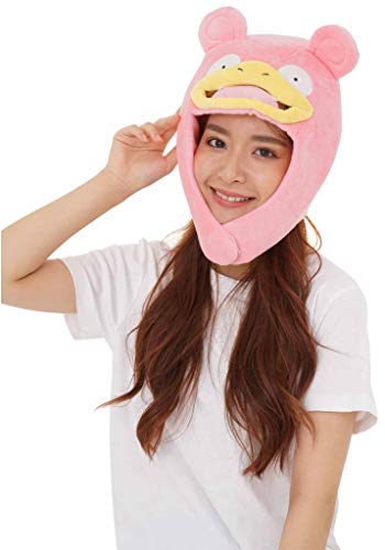 SAZAC Kigurumi Hat - Pokemon - Slowpoke - Cozy Costume Beanie Cap - Adult Size