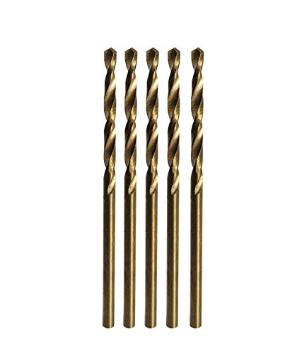 STROTON Metric M42 8% Cobalt Drill Bits Independent Packaging of Each Specification for Stainless Steel and Hard Metal (2.5mmx5pcs)