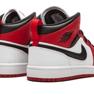 Jordan Preschool Air Jordan 1 Mid PS 640734 173 Chicago 2020 - Size 2Y White/Gym Red-Black