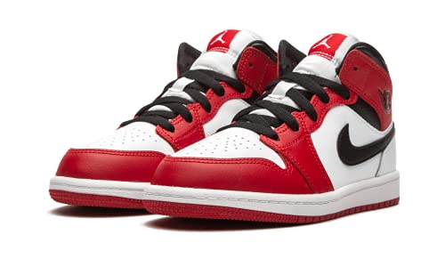 Jordan Preschool Air Jordan 1 Mid PS 640734 173 Chicago 2020 - Size 2Y White/Gym Red-Black