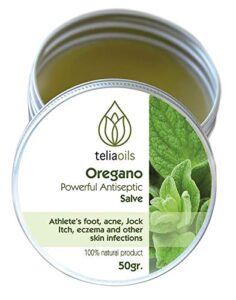 oregano soothing multi purpose balm –fast acting for athletes foot, jock itch, nail issues, rash, skin irritation - ointment for dry, itchy skin - foot & body balm with oregano essential oil 1.7oz