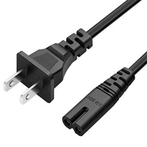 2 pong power cord playbase power cord compatible for sonos playbar tv sound bar/wireless streaming music speaker play 1,play 3,play 5,playbar,beam sound bar,playbase,amp,connect