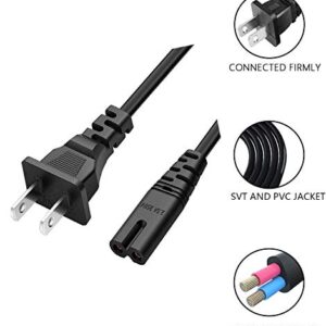 2 Pong Power Cord Playbase Power Cord Compatible for Sonos PLAYBAR TV Sound Bar/Wireless Streaming Music Speaker Play 1,Play 3,Play 5,Playbar,Beam Sound Bar,Playbase,Amp,Connect