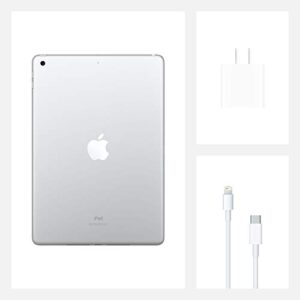 Apple 2020 iPad (10.2-inch, Wi-Fi, 32GB) - Silver (8th Generation)