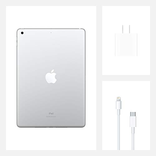 Apple 2020 iPad (10.2-inch, Wi-Fi, 32GB) - Silver (8th Generation)