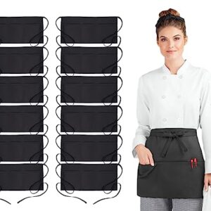 Avalon Kitchen waitress apron waist aprons for waitress cute black aprons for servers aprons for women with pockets waitress apron cute