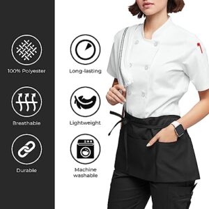 Avalon Kitchen waitress apron waist aprons for waitress cute black aprons for servers aprons for women with pockets waitress apron cute