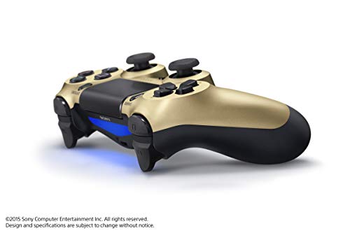 DualShock 4 Wireless Controller for PlayStation 4 - Gold [Import] (Renewed)