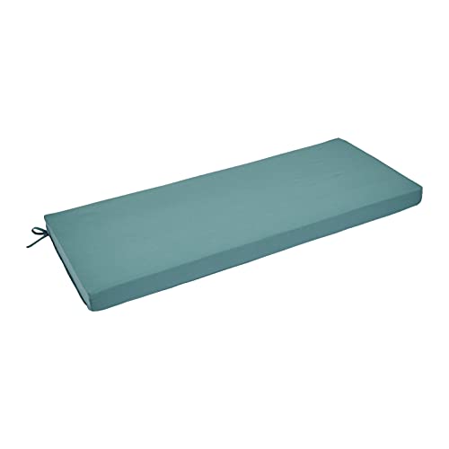 Amazon Basics Outdoor Patio Bench Cushion 45 x 18 x 3 Inches, Cyan Blue