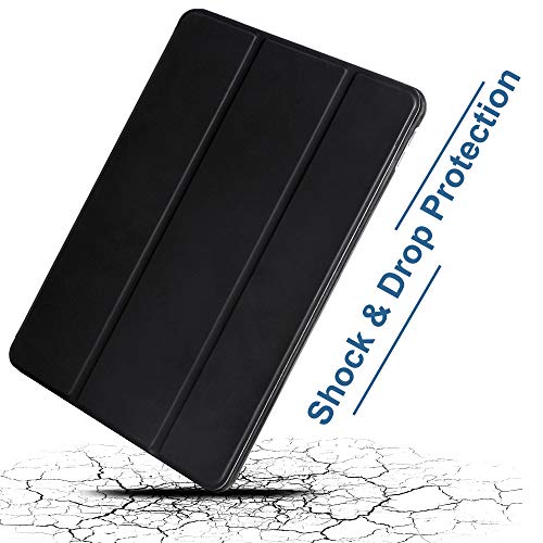 Arae for iPad Air 5 Generation 10.9 Case (2022) / iPad Air 4 Generation 10.9 Case (2020) Auto Wake/Sleep Feature Standing Cover, Black