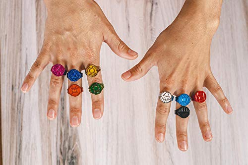 SalesOne LLC DC Comics Green Lantern Power Rings | Lantern Corps Power Rings | 9-Ring Set