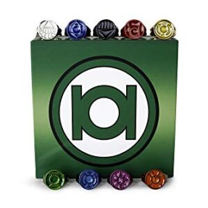 SalesOne LLC DC Comics Green Lantern Power Rings | Lantern Corps Power Rings | 9-Ring Set