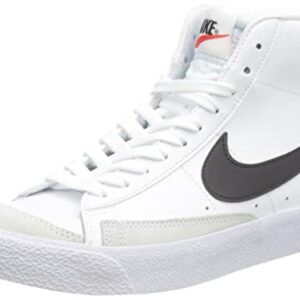 Nike Boy's Blazer Mid '77 (Big Kid) White/Black/Team Orange 7 Big Kid M