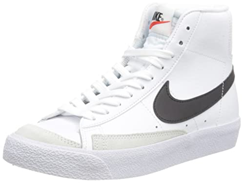 Nike Boy's Blazer Mid '77 (Big Kid) White/Black/Team Orange 7 Big Kid M