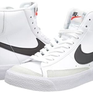 Nike Boy's Blazer Mid '77 (Big Kid) White/Black/Team Orange 7 Big Kid M