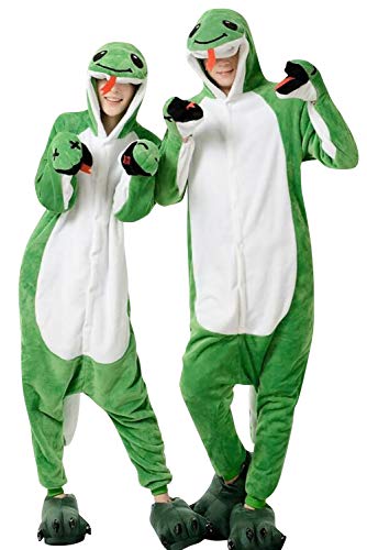 YAOMEI Women Onesies Adult, Mens Kigurumi Onesies Unicorn Pyjamas Sleepsuit Nightwear 3D Hoodie (Snake, XL)