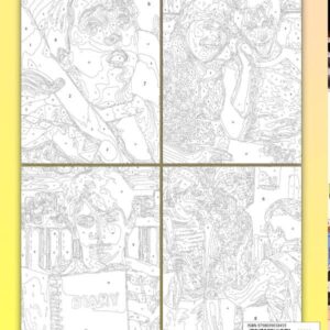 Diary of A Wimpy Kid Color By Number: Diary Of A Wimpy Kid Coloring Books For Kids of All Ages