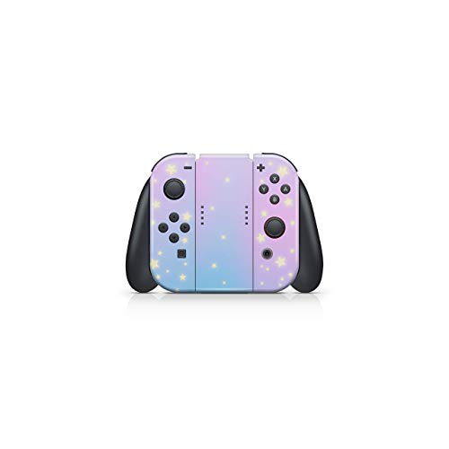 TACKY DESIGN Clouds Skin Compatible with Nintendo Switch Skins Decal, Stickers Blue Pastel Starry Sky Vinyl 3M Moon Full wrap Cover