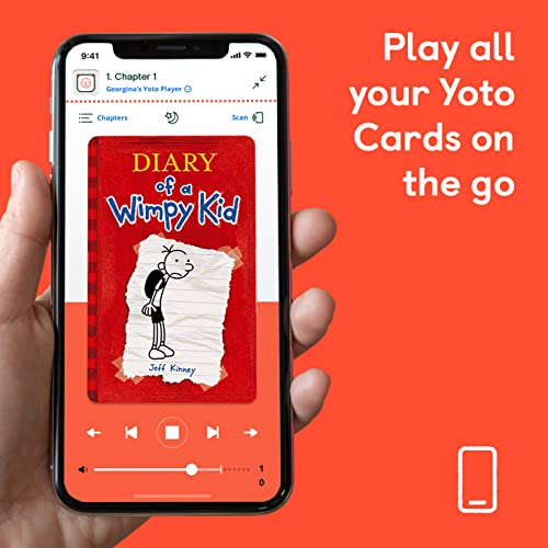 Yoto Diary of a Wimpy Kid Collection by Jeff Kinney – 3 Kids Audiobook Cards for Use Player & Yoto Mini Bluetooth Speaker, Fun Educational Daytime & Bedtime Stories for Children Ages 7+