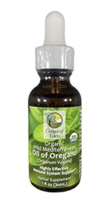 center of eden, wild mediterranean oil of oregano, certified organic, 76%+ carvacrol, herbal supplement for immune support, vegan, non-gmo, 1 oz (approx.450 servings)