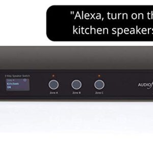 Audioflow 3 Way Speaker Switch Selector Box Smart Wi-Fi