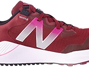 New Balance womens Dynasoft Nitrel V4 Trail Running Shoe, Garnet/Black, 8.5 US