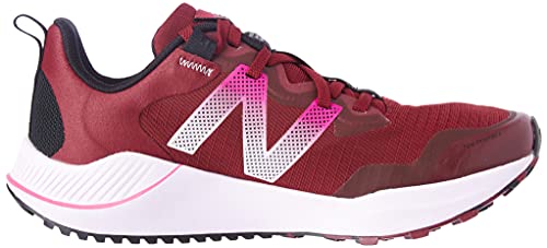 New Balance womens Dynasoft Nitrel V4 Trail Running Shoe, Garnet/Black, 8.5 US