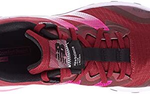 New Balance womens Dynasoft Nitrel V4 Trail Running Shoe, Garnet/Black, 8.5 US