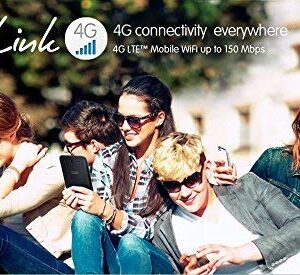 Alcatel Link Zone Wi-Fi Hotspot with 4G LTE Global Capabilities (insert a SIM Card), Mobile WiFi Hotspot - USA, Latin, Caribbean, Europe (Renewed)