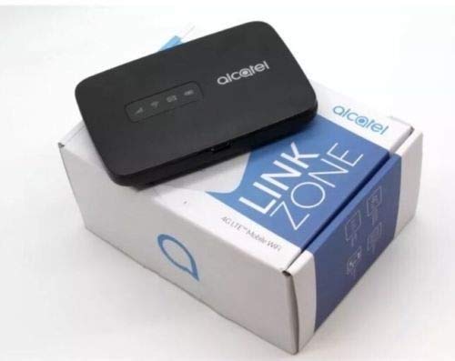 Alcatel Link Zone Wi-Fi Hotspot with 4G LTE Global Capabilities (insert a SIM Card), Mobile WiFi Hotspot - USA, Latin, Caribbean, Europe (Renewed)