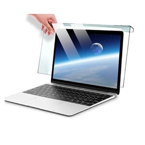 wlwleo laptop screen protector for 12-17 inch display anti blue light protector filter film hanging acrylic protector panel for laptop notebook computer protect eyesight,17"(400 * 255)