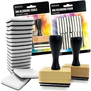 pixiss mini ink blending tools - square (mini ink blending tool with added replacement foams)