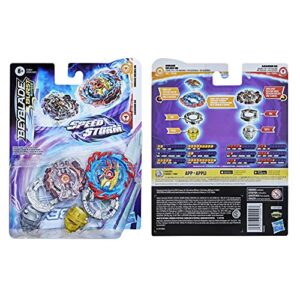 BEYBLADE Burst Surge Speedstorm Mirage Helios H6 and Gaianon G6 Spinning Top Dual Pack - 2 Battling Game Top Toy for Kids Ages 8 and Up