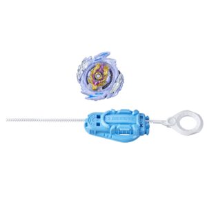 beyblade burst surge speedstorm raid luinor l6 spinning top starter pack – attack type battling game top with launcher, toy for kids