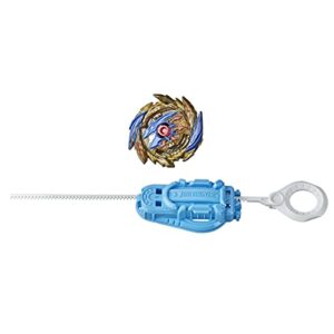 beyblade burst surge speedstorm super hyperion h6 spinning top starter pack -- attack type battling game top with launcher, toy for kids
