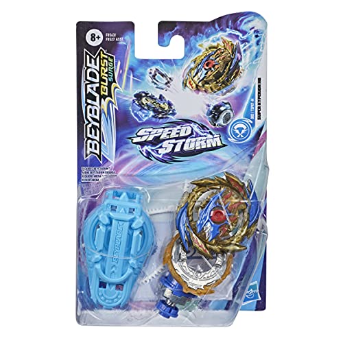 BEYBLADE Burst Surge Speedstorm Super Hyperion H6 Spinning Top Starter Pack -- Attack Type Battling Game Top with Launcher, Toy for Kids