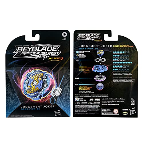 BEYBLADE Burst Pro Series Judgement Joker Spinning Top Starter Pack -- Attack Type Battling Game Top with Launcher Toy