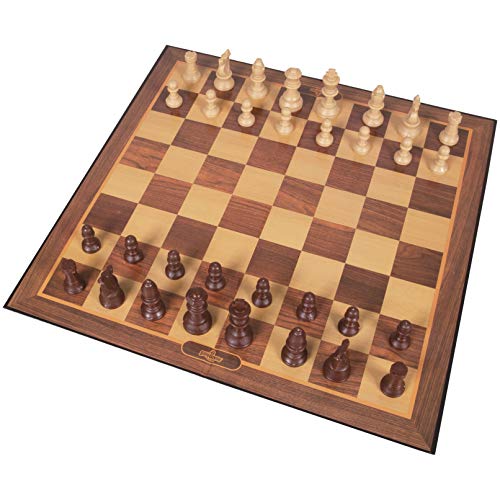 Silly Goose Games Chess Board Game I Cardboard Folding Chess Sets with Plastic Chess Pieces I Chess Board Set for Adults I Travel Chess Set Classic Board Games for Family Night I Checkers Board Games