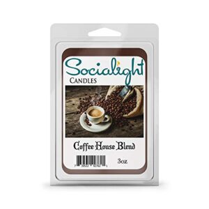 socialight candles coffee house blend scented wax melts