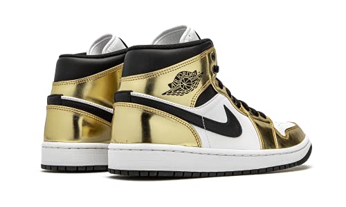 Jordan Air 1 Mid Se Metallic Gold/Black-White Mens Dc1419 700 - Size 10