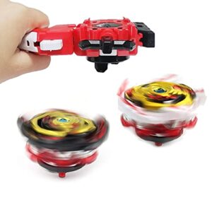 Speder Bey Gyro Blades Launcher and Grip, Battling Burst String Launcher Gyro Light Sparking Left&Right LR Spin Top Compatible with All Bey Burst Series Bey Battling