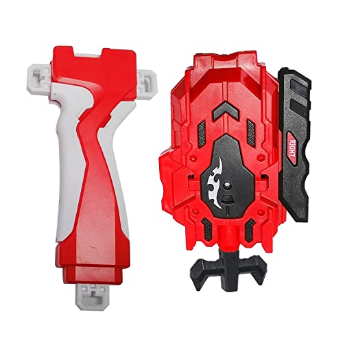 Speder Bey Gyro Blades Launcher and Grip, Battling Burst String Launcher Gyro Light Sparking Left&Right LR Spin Top Compatible with All Bey Burst Series Bey Battling