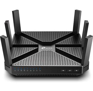 tp-link ac4000 smart wifi router - tri band router , mu-mimo, vpn server, antivirus/parental control, 1.8ghz cpu, gigabit, beamforming, (archer a20),black (renewed)
