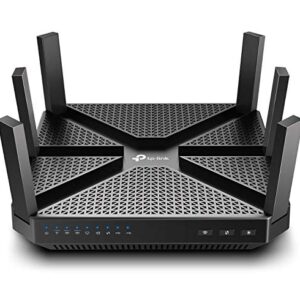 TP-Link AC4000 Smart WiFi Router - Tri Band Router , MU-MIMO, VPN Server, Antivirus/Parental Control, 1.8GHz CPU, Gigabit, Beamforming, (Archer A20),Black (Renewed)