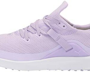 PUMA Women's Laguna Sport Golf Shoe, Light Lavender Silver White, 9