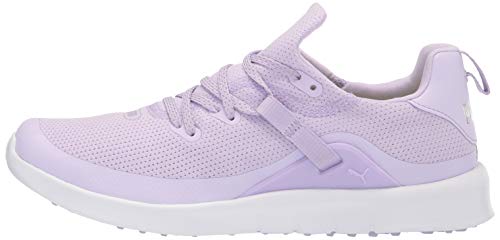 PUMA Women's Laguna Sport Golf Shoe, Light Lavender Silver White, 9